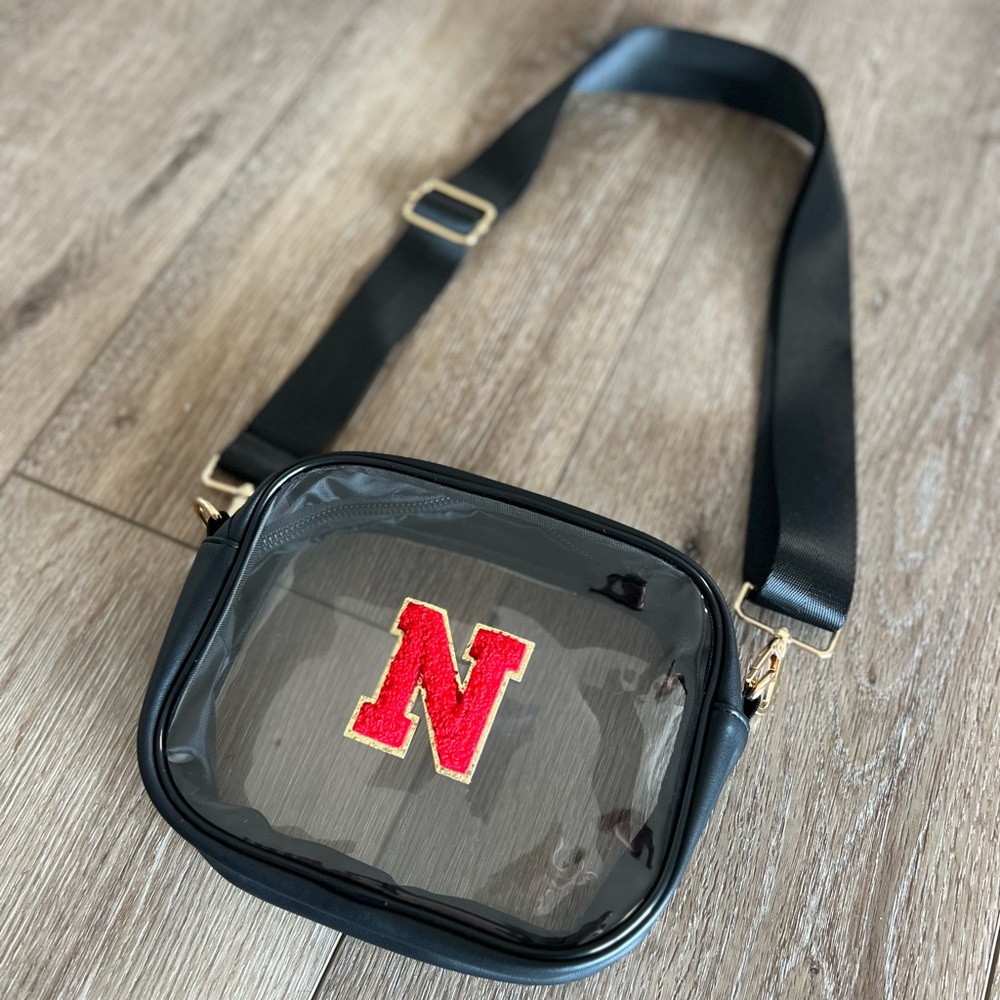 New University of Nebraska Cornhuskers Stadium Patch Crossbody Bag - GBR